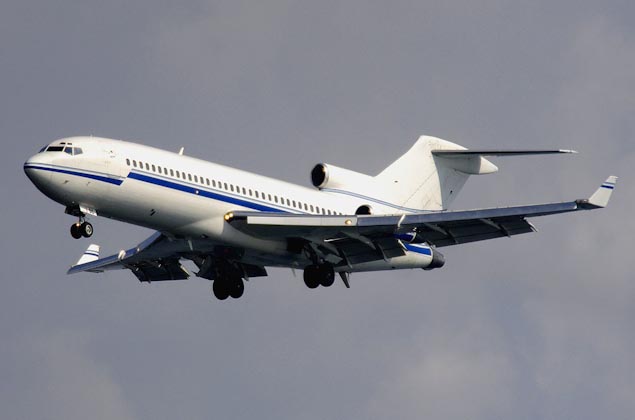 charter flight Boeing 727 VIP